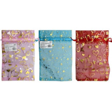 Мешок для подарков Golden Gift BG1367 14х21 см в ассортименте